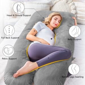 Meiz U Shaped Body Maternity Pregnancy Pillow