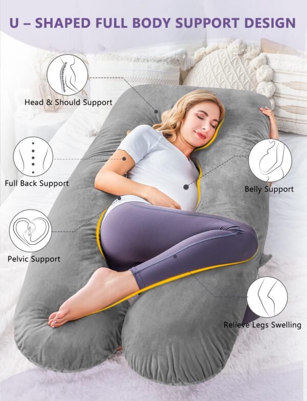 Meiz U Shaped Body Maternity Pregnancy Pillow