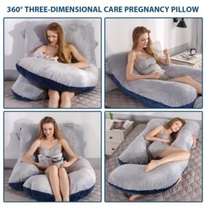 Victostar Pregnancy Pillow,57 inches U Shaped